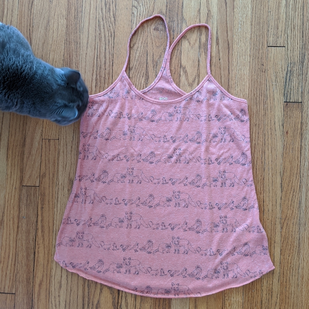 bdg animal stripe tank